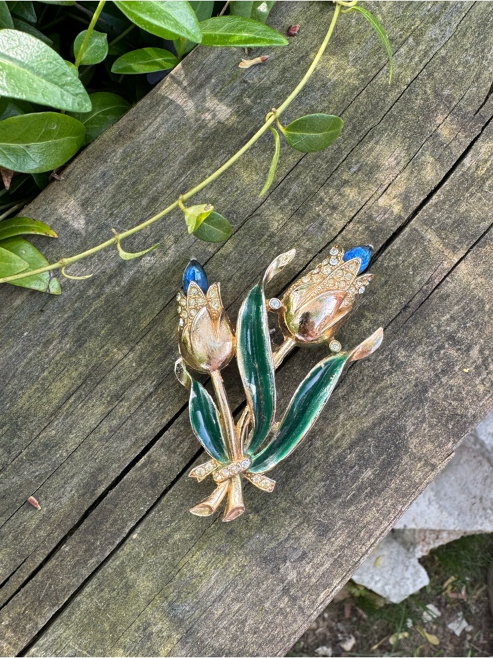 Coro Flower Brooch